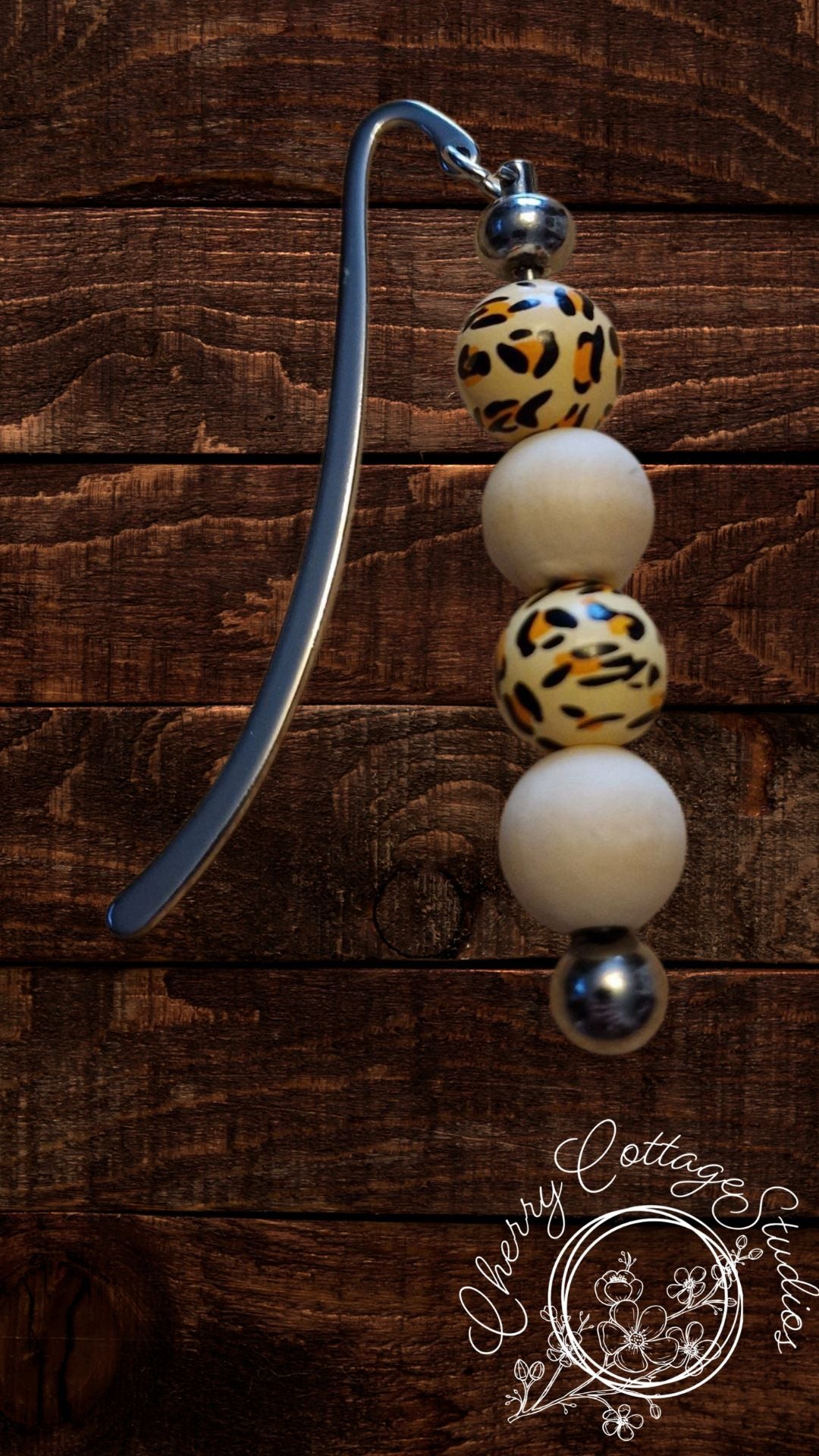 A Leopard's Spots - Metal Beaded Bookmark