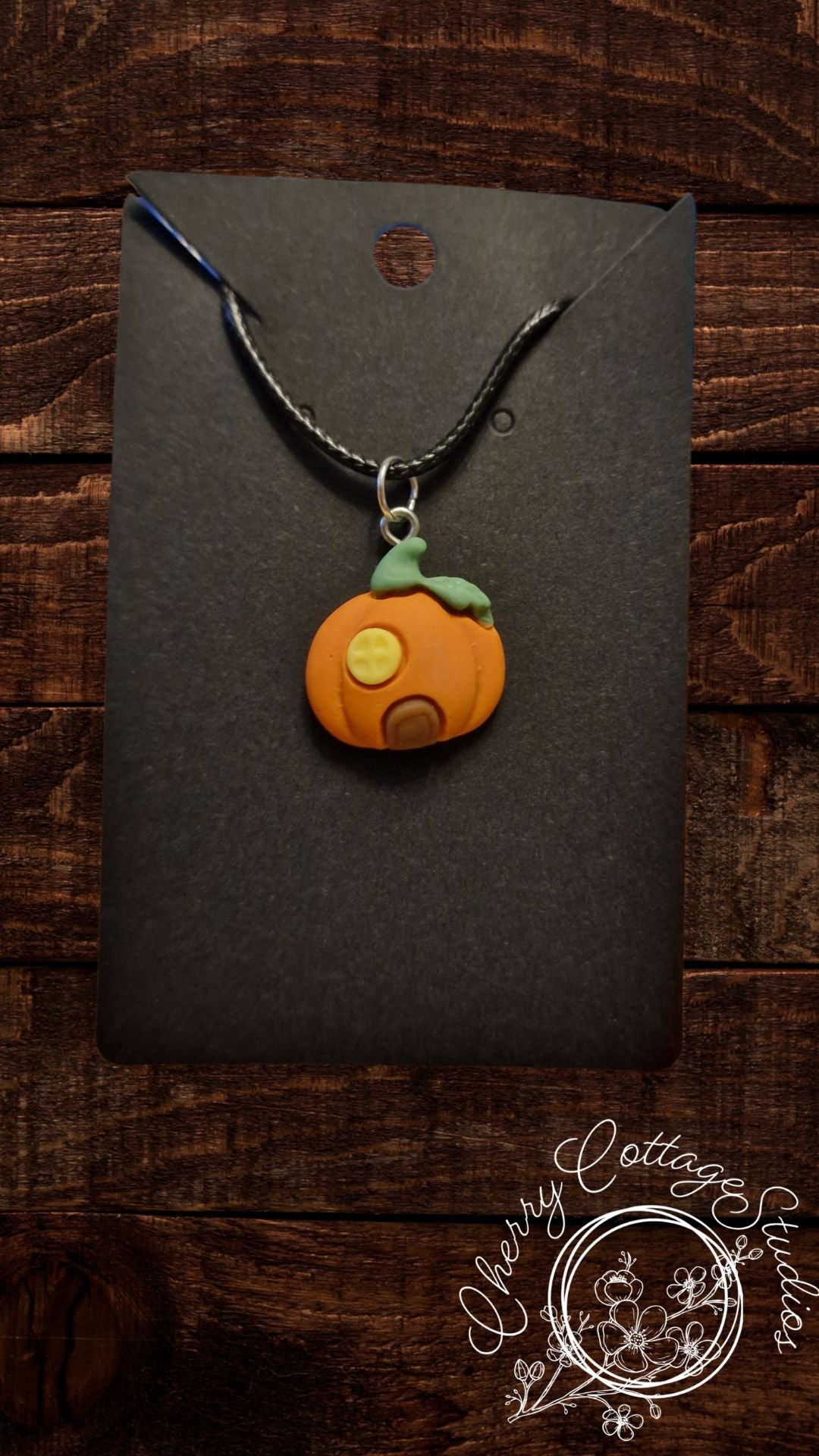 Pumpkin House - Halloween Necklace