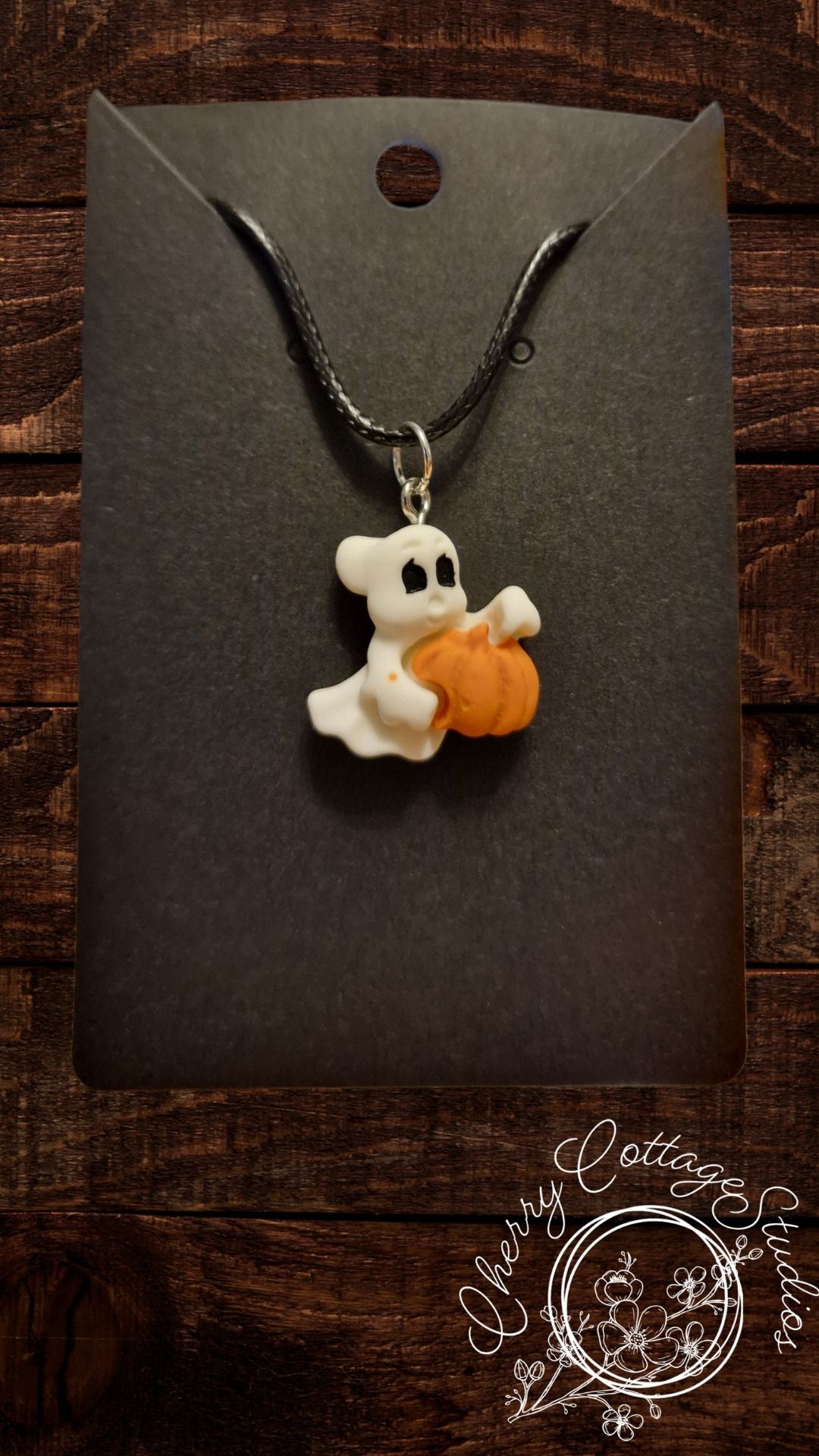 Ghost Delivery - Halloween Necklace