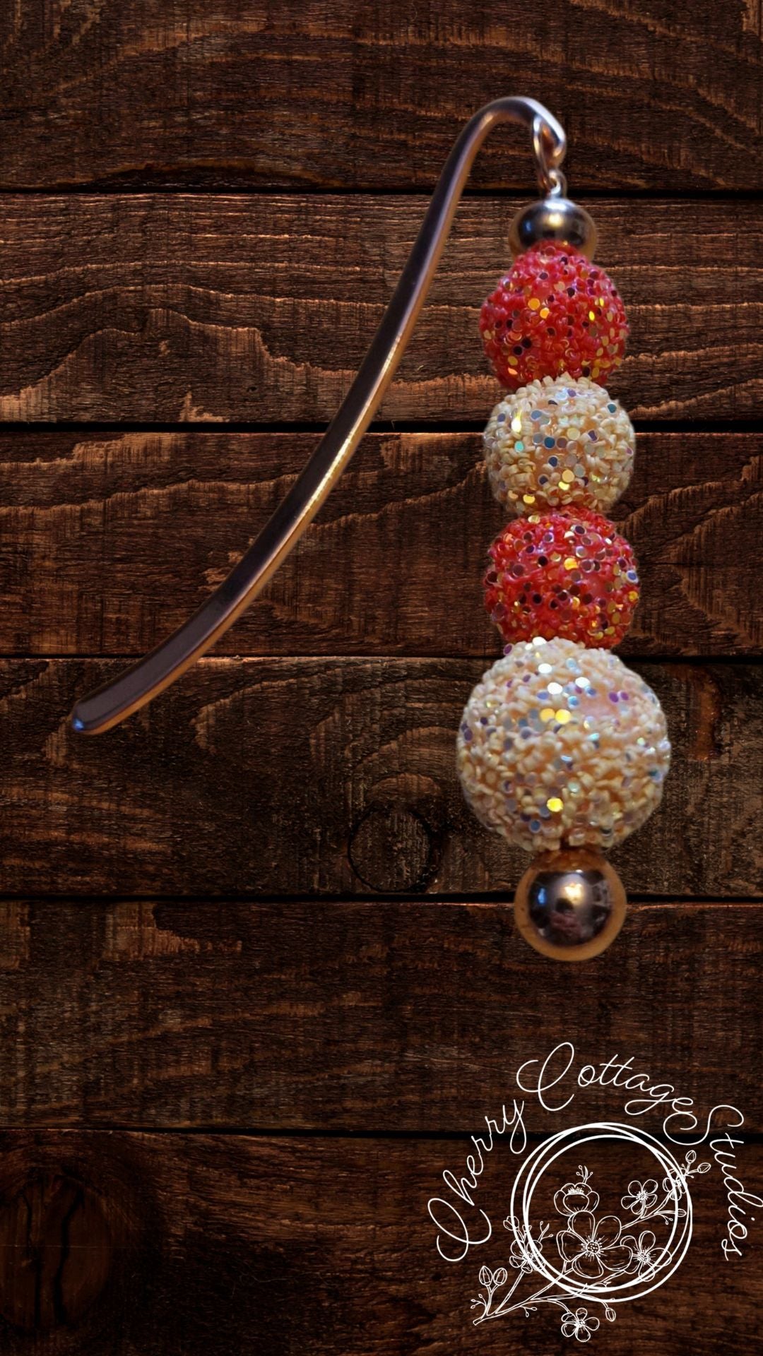 Glimmer - Metal Beaded Bookmark