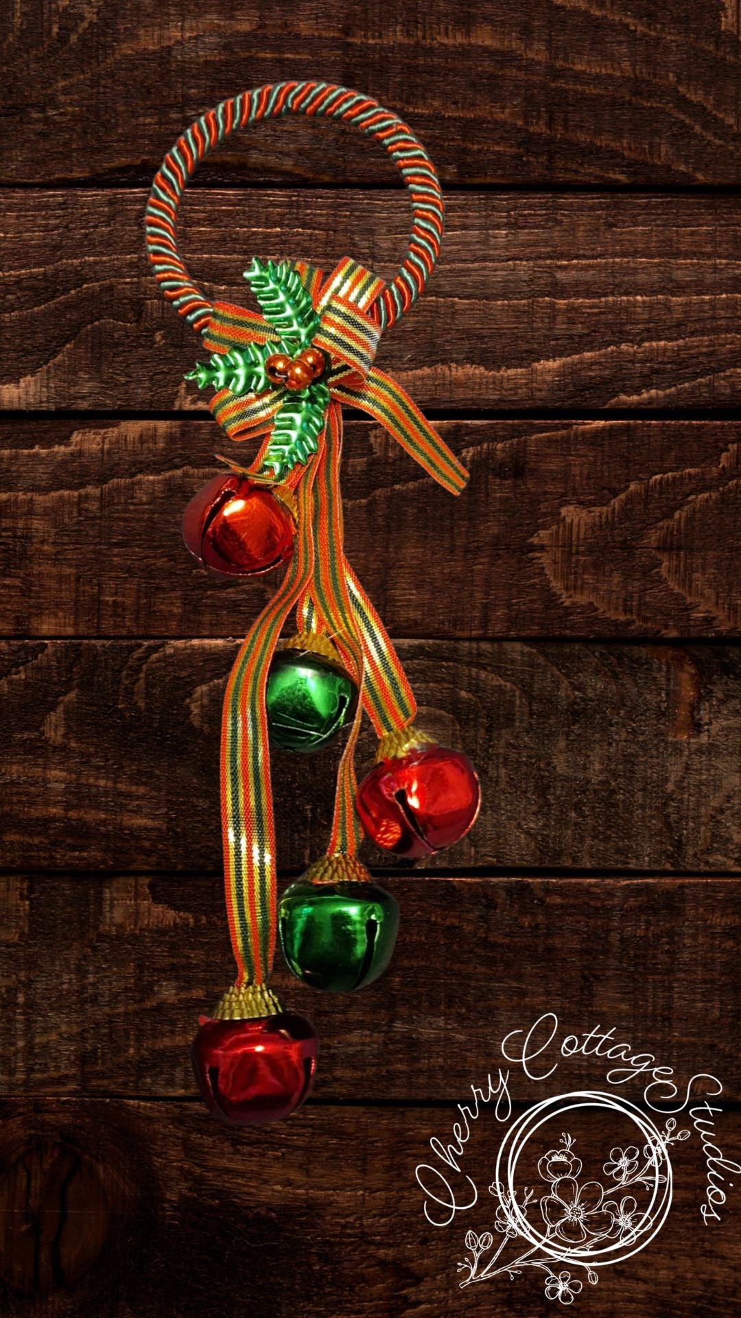 Round Bells Hanging Christmas Ornament Decoration