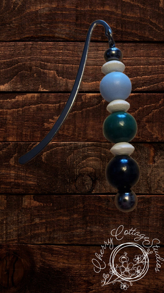 Earth Tones - Metal Beaded Bookmark