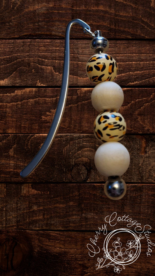 A Leopard's Spots - Metal Beaded Bookmark