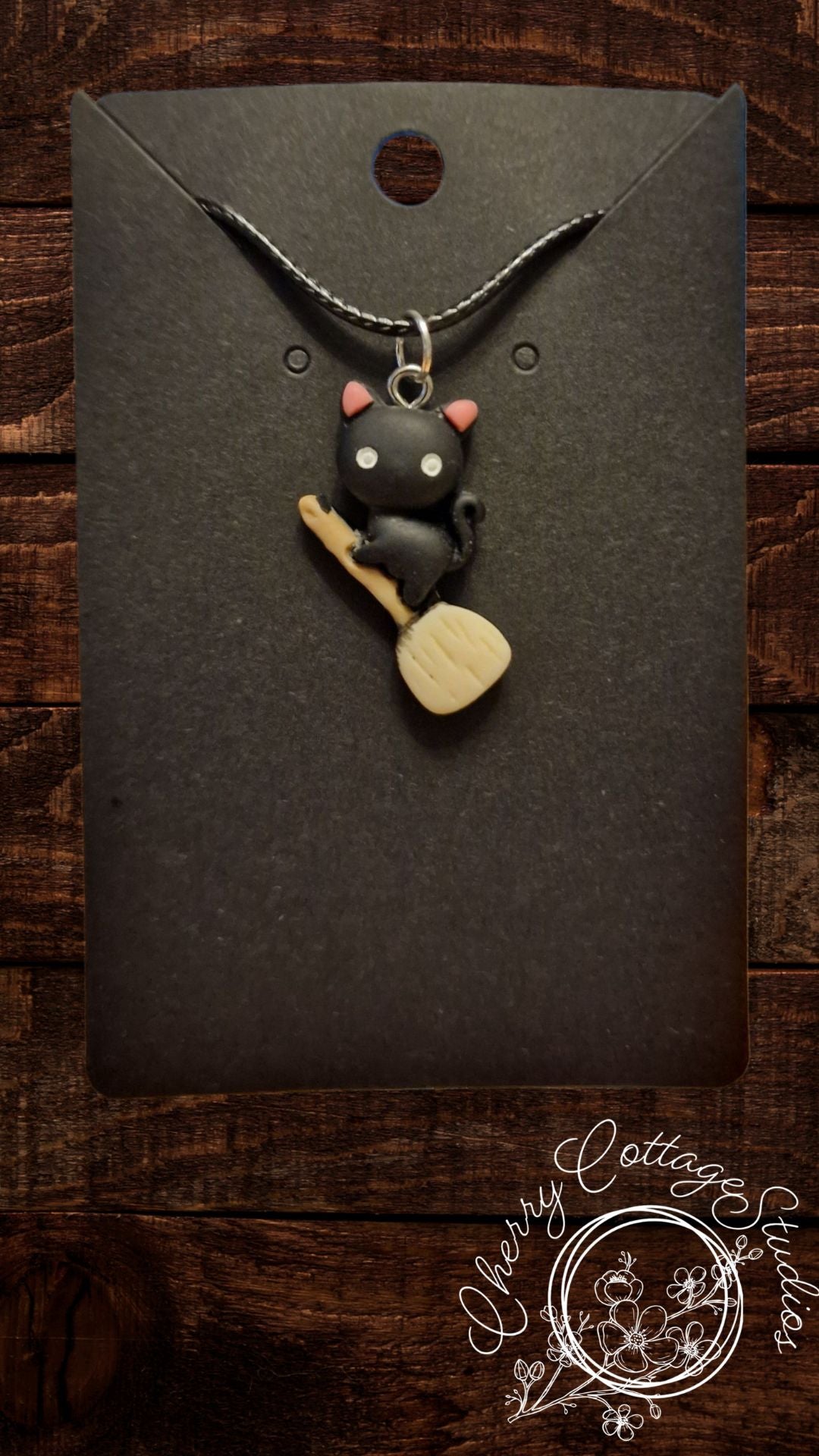 A Witch's Best Friend - Halloween Necklace