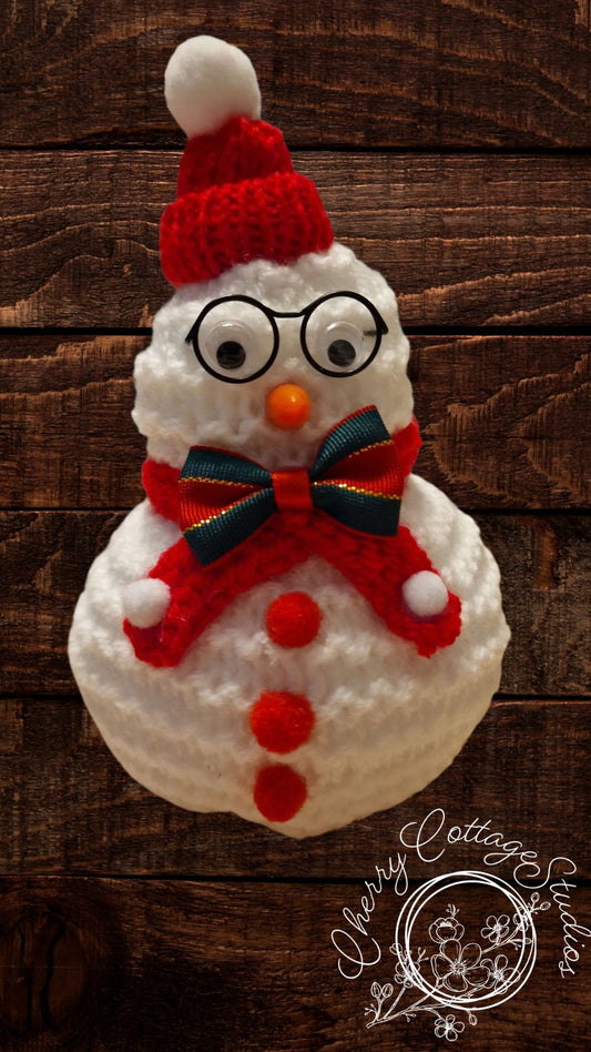 Frosty Friend - Snowman Crochet Amigurami Teddy