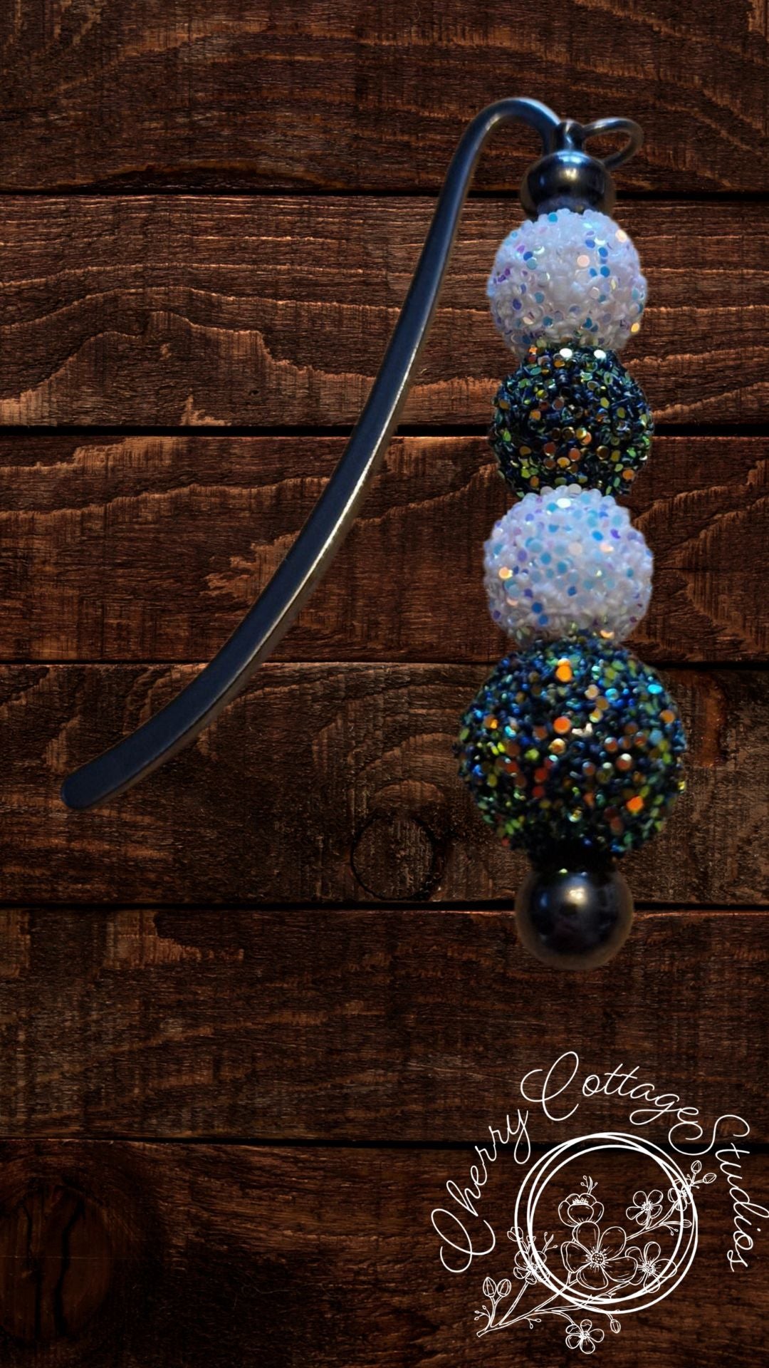Sparkle - Metal Beaded Bookmark