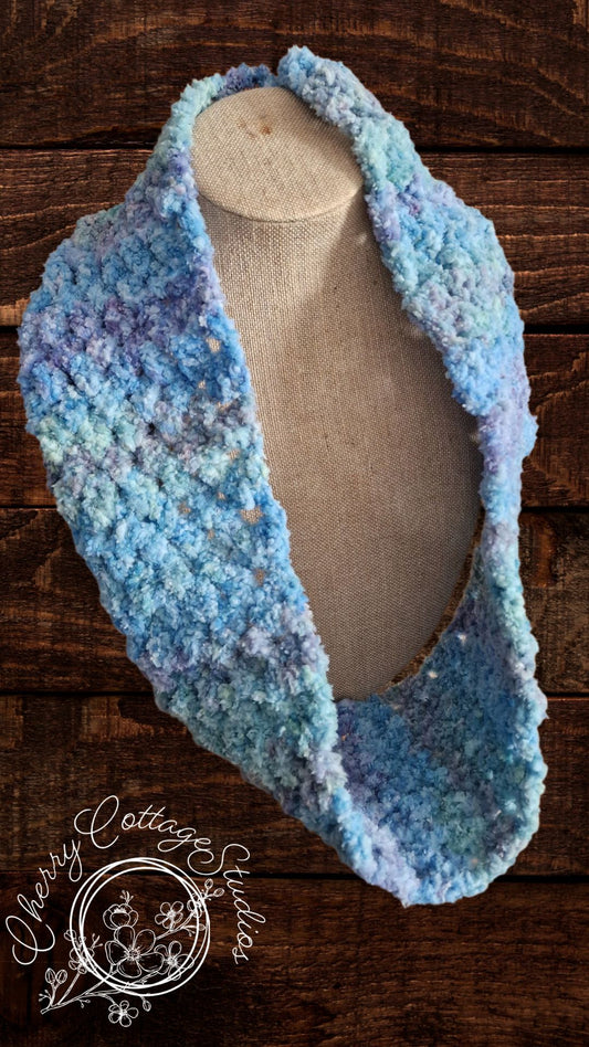 Dragon Scales - Crochet Infinity Scarf