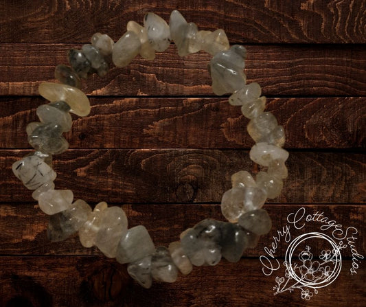 Labradorite Semi-Precious Chip Gemstone Bracelet