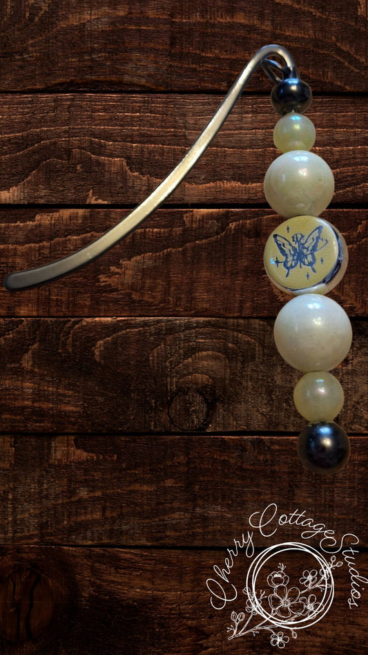 Celestial Butterfly - Metal Beaded Bookmark